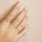 Tiny Princess Diamond Ring