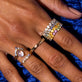 Unicorn Sugar Cube Eternity Band