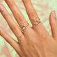Teeny Baguette Diamond Ring