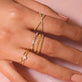 Teeny Baguette Diamond Ring