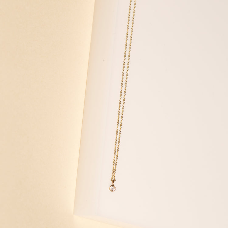 Teeny Diamond Choker Necklace