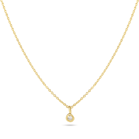 Teeny Diamond Choker Necklace