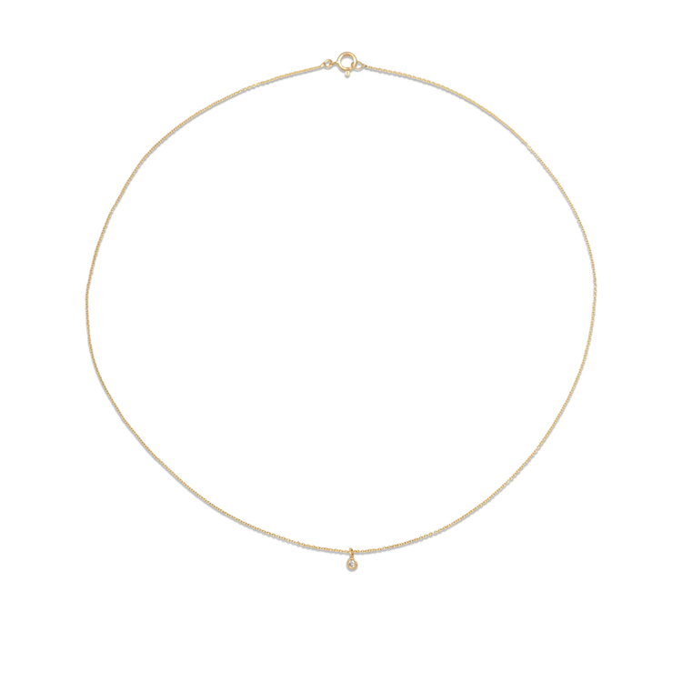 Teeny Diamond Choker Necklace
