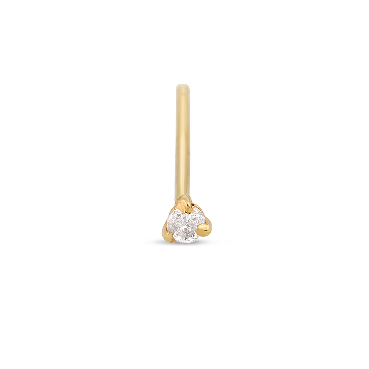 Stone and Strand 10K Yellow Gold Teeny Diamond Stud Front Image