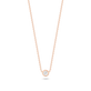 Teeny Round Diamond Necklace