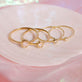 Teeny Round Diamond Ring