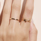 Teeny Round Diamond Ring