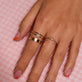Teeny Round Diamond Ring