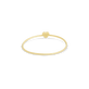 Stone and Strand 14K Yellow Gold Teeny Heart Ring Rear Image