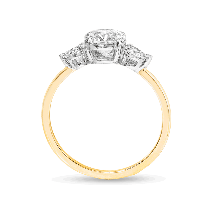 Stone and Strand 14K The Amanda Ring In Yellow Gold Image