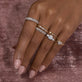 The Amanda Ring In Platinum