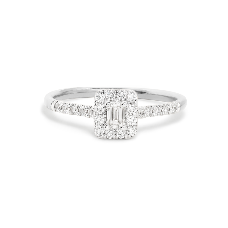 The Greta Ring in White Gold