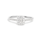 The Greta Ring in White Gold