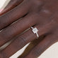 The Greta Ring in White Gold