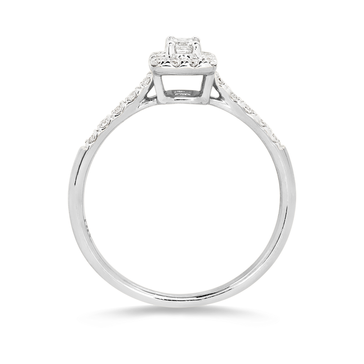 Stone and Strand 14K White Gold The Greta Diamond Ring Image