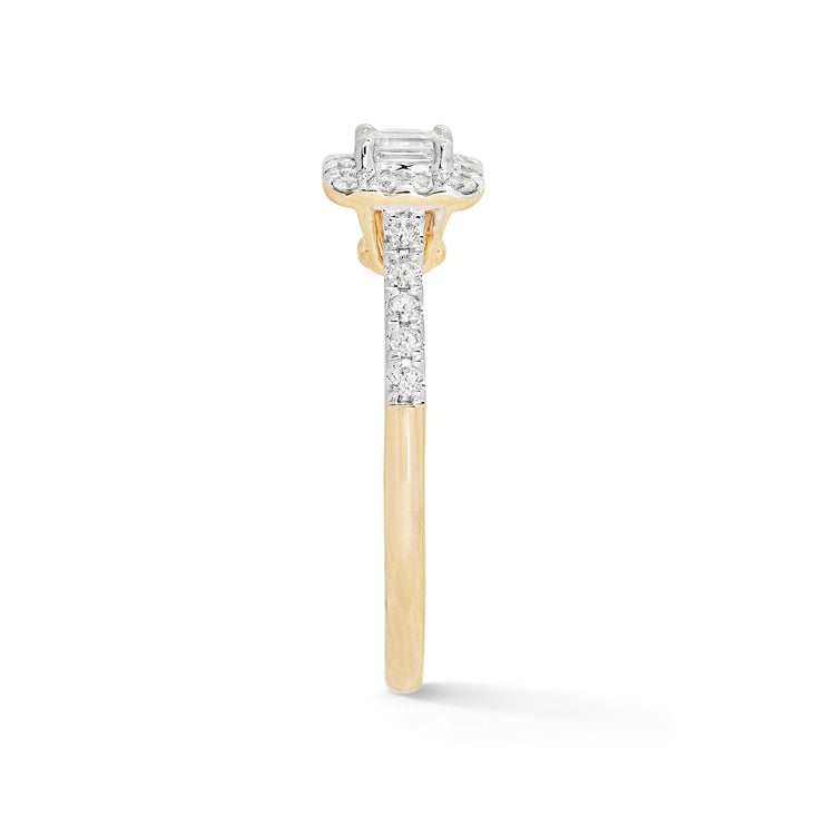 Stone and Strand 14K Yellow Gold The Greta Ring Side Image