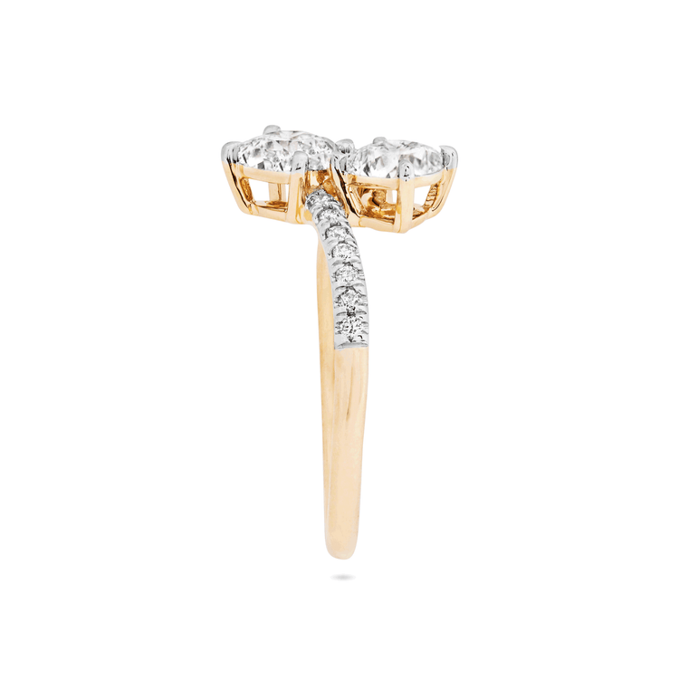 Stone and Strand 14K Yellow Gold The Jacqueline Diamond Ring Side Image