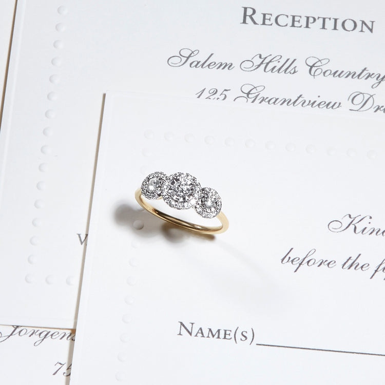 Still life image of The Josephine Ring In Yellow Gold