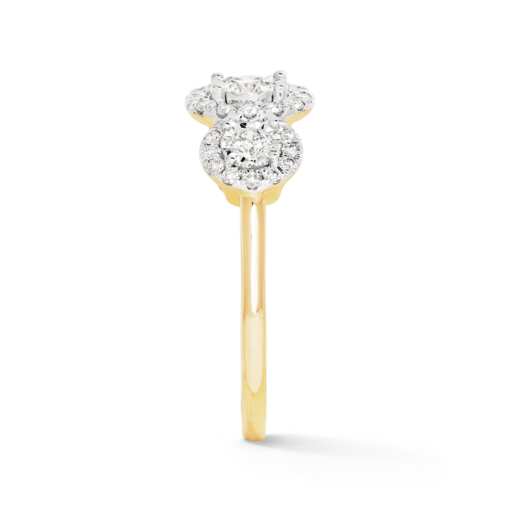 Stone and Strand 14K Yellow Gold The Josephine Ring Side Image