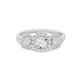 The Josephine Ring in White Gold