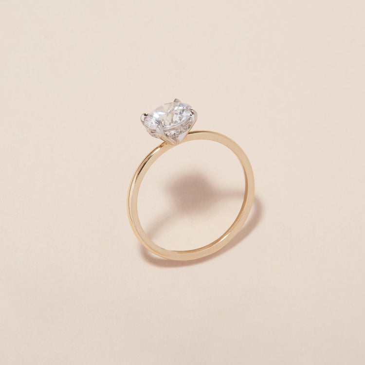 Stone and Strand 14K The Lauren Ring In Yellow Gold Editorial Image