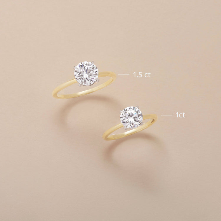 Stone and Strand 14K The Lauren Ring In Yellow Gold Editorial Image