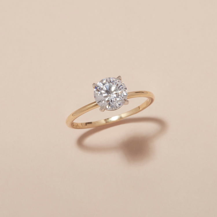 Stone and Strand 14K The Lauren Ring In Yellow Gold Editorial Image
