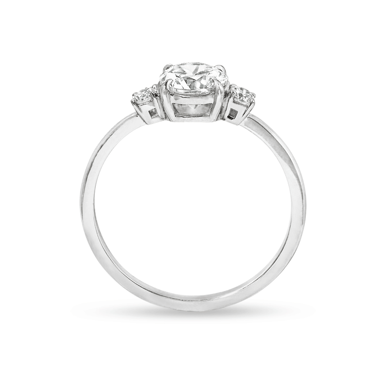 Stone and Strand The Meghan Ring In Platinum Image