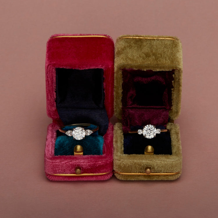 Stone and Strand The Meghan Ring In Platinum Editorial Image