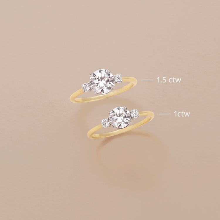 Stone and Strand 14K The Meghan Ring In Yellow Gold Editorial Image