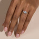 The Meghan Ring In Platinum