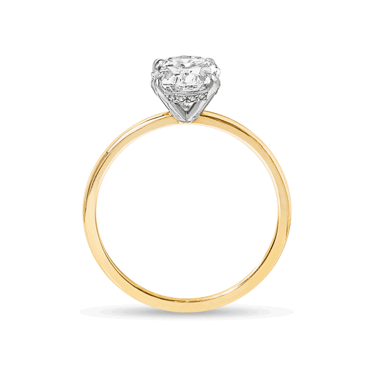 Stone and Strand 14K Yellow Gold The Scarlett Ring Front Image