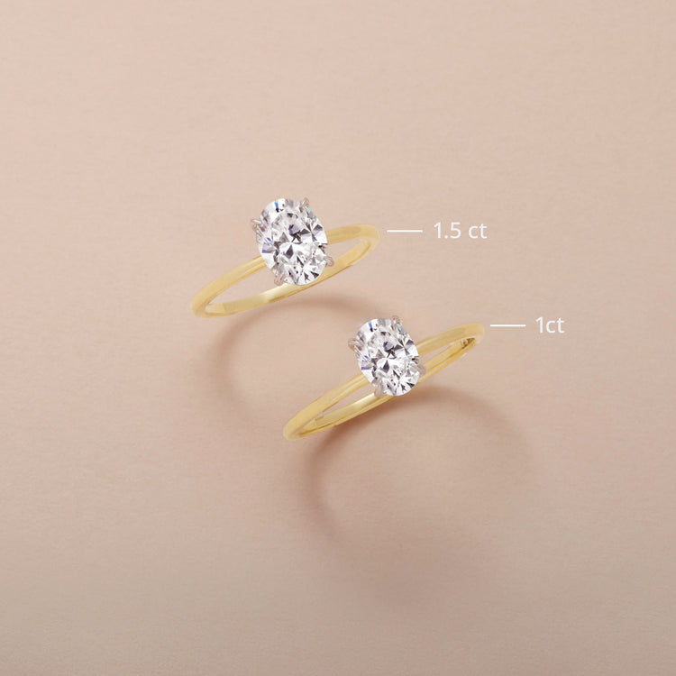 Stone and Strand 14K Yellow Gold The Scarlett Ring Editorial Image