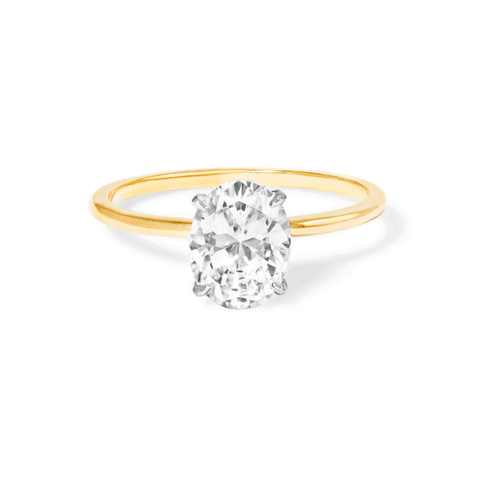The Scarlett Oval Solitaire Engagement Ring