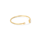 Three Diamond Open Cuff Ring