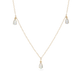 Three Pear Opal Choker Necklace