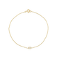 Tiny Baguette Diamond Bracelet