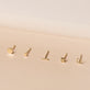 Tiny Bar Stud Earring