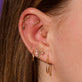 Tiny Bar Stud Earring