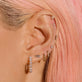 Tiny Bar Stud Earring