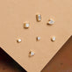 Tiny Bezel Diamond Stud
