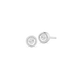 Tiny Bezel Diamond Stud