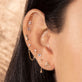 Tiny Bubble Tea With Diamond Earring