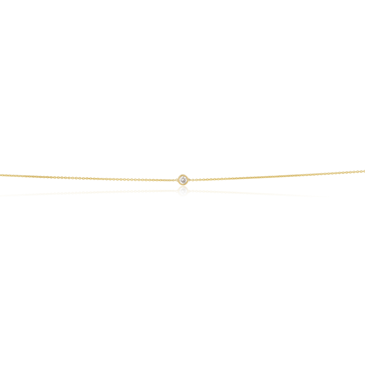 Tiny Diamond Anklet