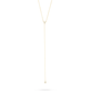 Tiny Diamond Lariat Necklace