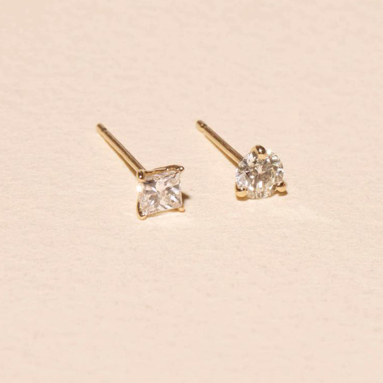 Tiny Diamond Mismatch Studs Gift Set