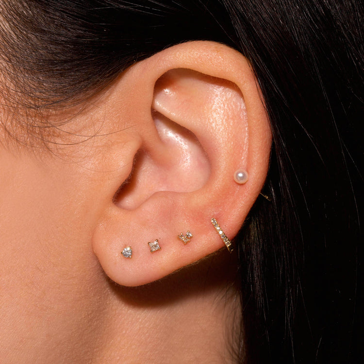 Tiny Diamond Mismatch Studs Gift Set