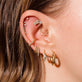 Tiny Hollow Hoop Earrings