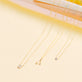 Still life image of Tiny Pave Diamond Star Necklace with Stone and Strand solid gold jewelry