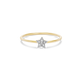Tiny Pave Diamond Star Ring